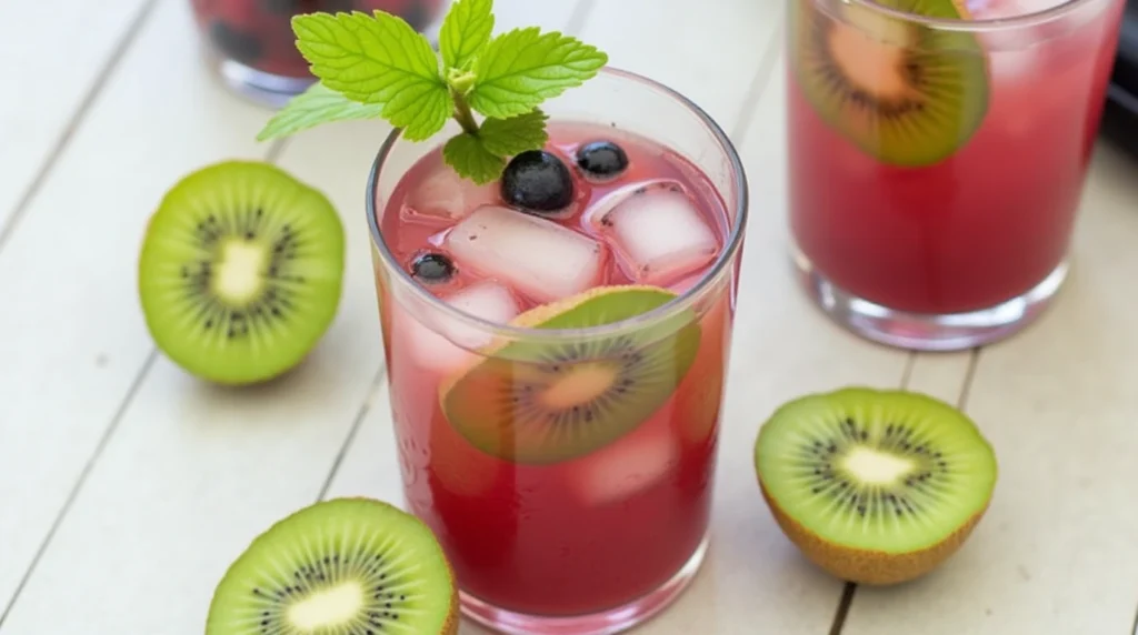 Kiwi Blueberry Mojito Recipe