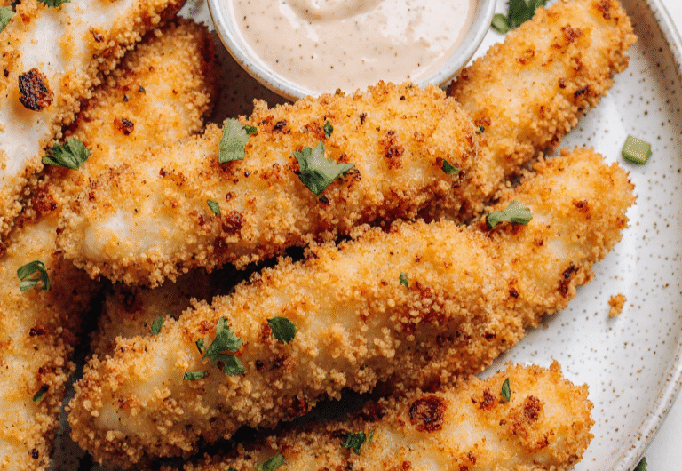 Crispy Homemade Baked Chicken Tenders