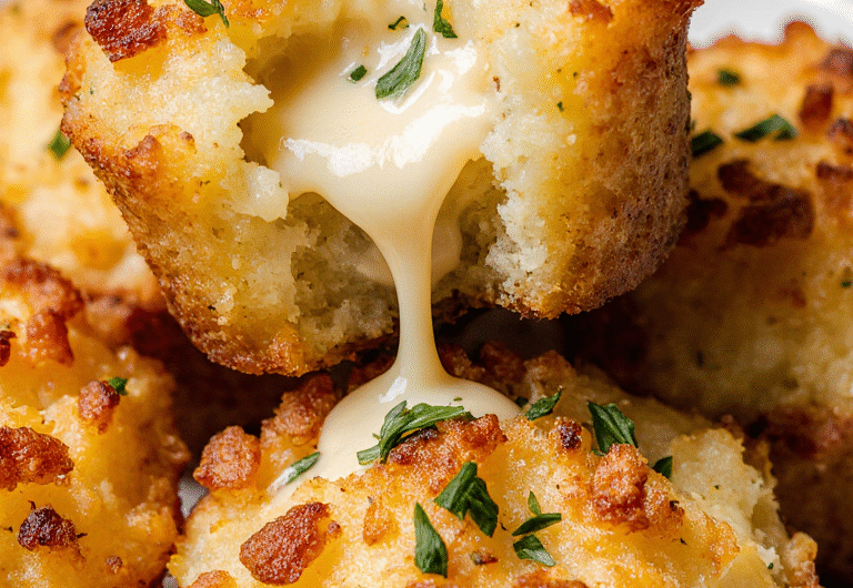 Cheesy Mashed Potato Puffs