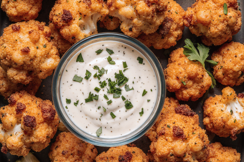 Air Fryer Buffalo Cauliflower